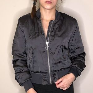 Black H&M Bomber Jacket